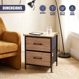 2 Tier Bedside Table