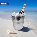 Stainless Steel Champagne Ice Bucket 4 Litre by GEEZY - UKBuyZone