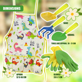 Set Of 3 Kids Garden Tools with Accessories & Carry Bag by The Magic Toy Shop - UKBuyZone