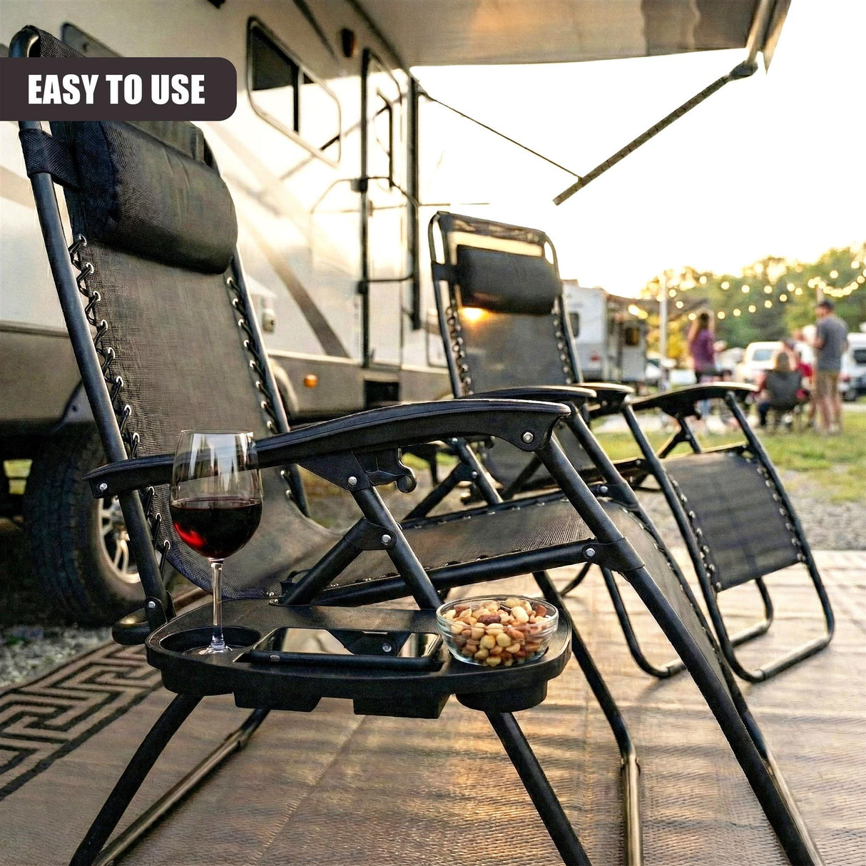 Clip On Camping Chair Side Table