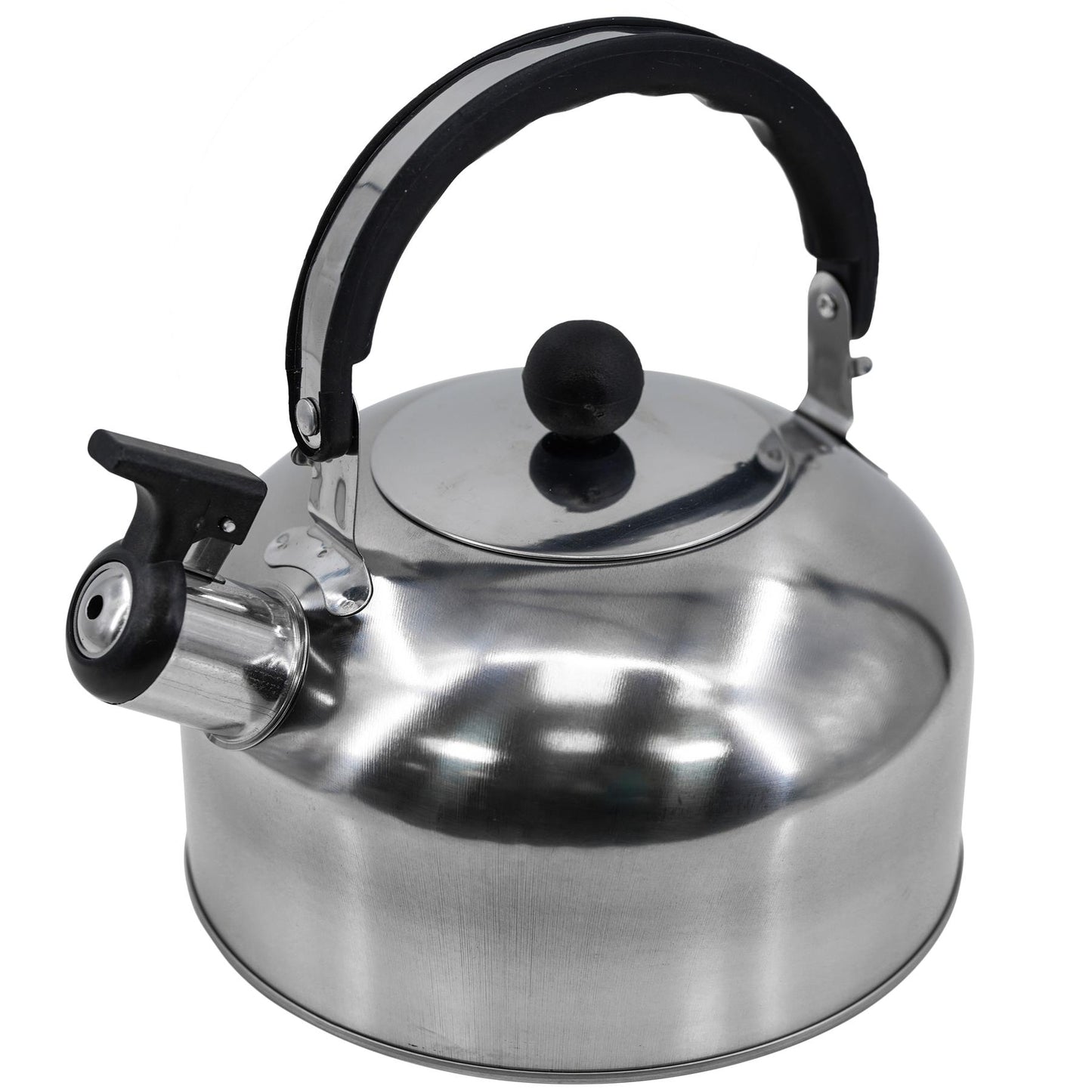 2 L Stainless Steel Whistling Camping Kettle by GEEZY - UKBuyZone