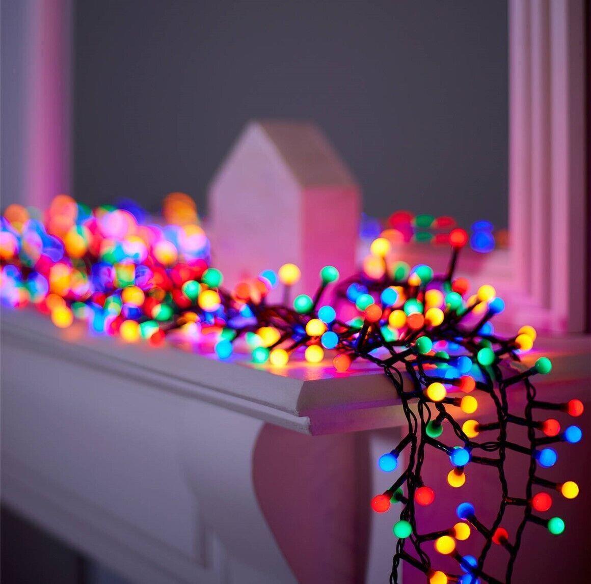 100 Berry Christmas LED Lights Multicolour by Geezy - UKBuyZone