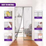 Magnetic Grey Fly Screen