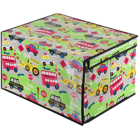 Road Works Large Storage Box by The Magic Toy Shop - UKBuyZone