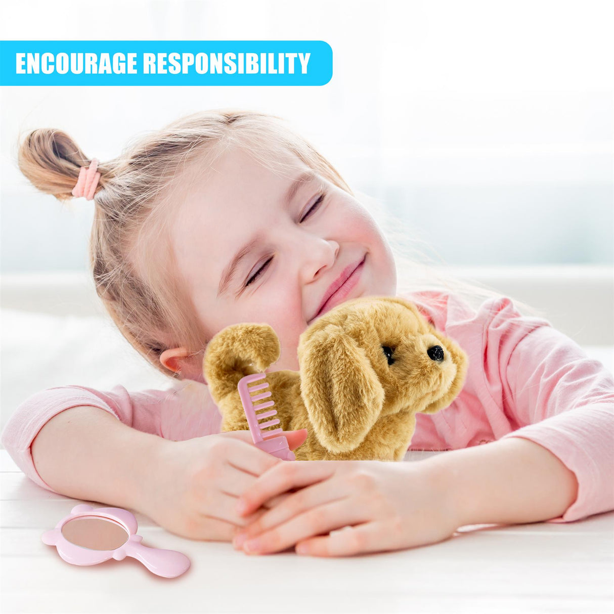 Electronic Plush Dog Carrier Set by The Magic Toy Shop - UKBuyZone