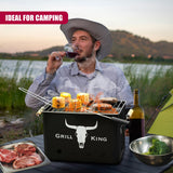 Portable Outdoor Charcoal BBQ Barbecue Grill