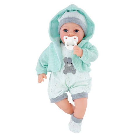 Baby Doll With Dummy & Sounds Mint by BiBi Doll - UKBuyZone