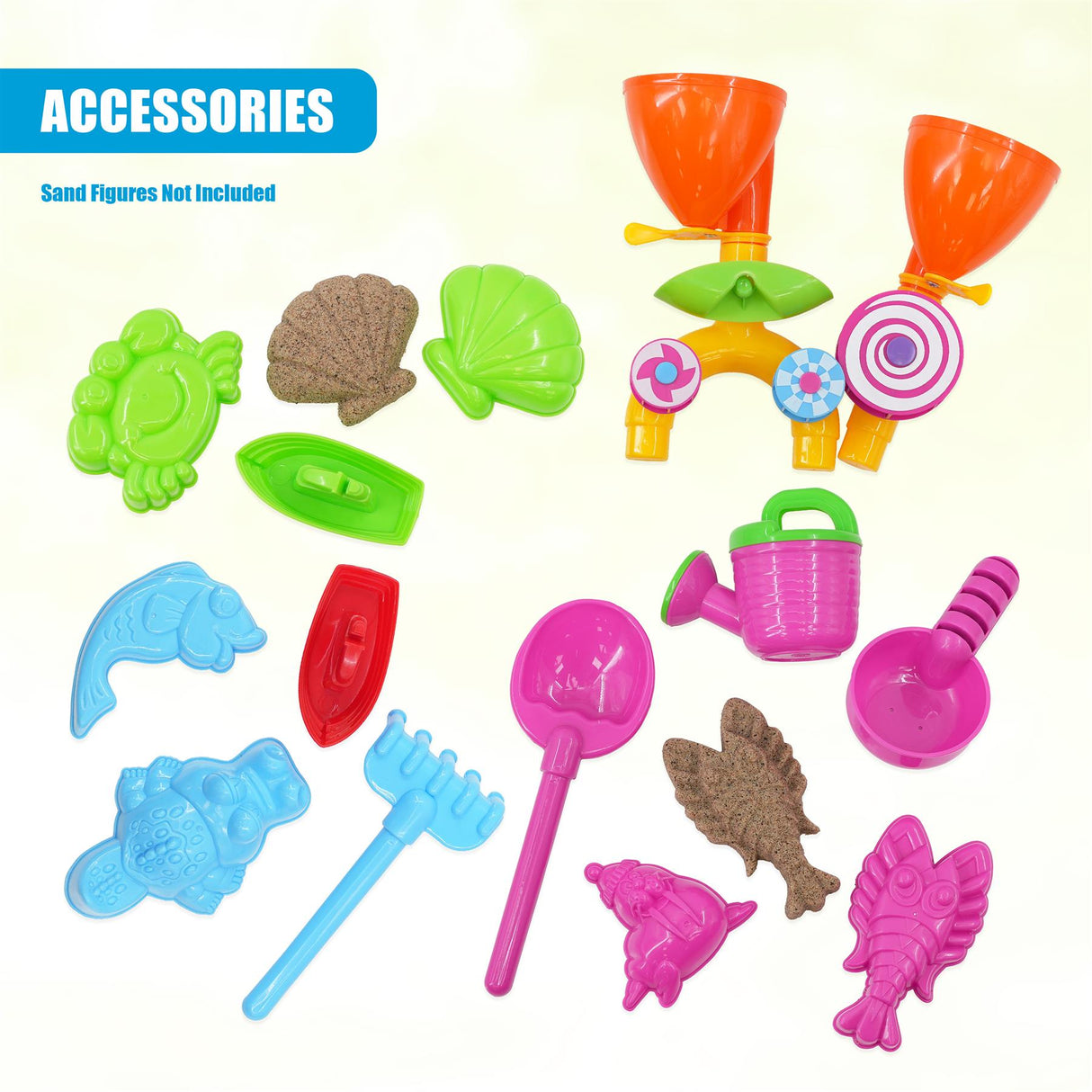 Blue Sand and Water Table Garden Sandpit Play Set