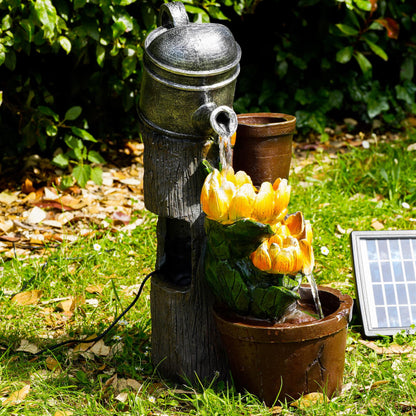Solar Sunflowers Fountain by Geezy - UKBuyZone