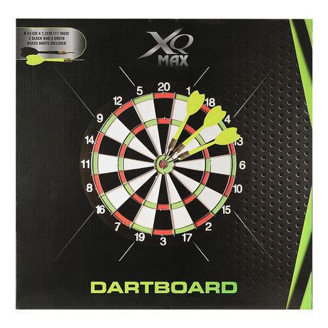 Double-Sided Dartboard with 6 Darts by The Magic Toy Shop - UKBuyZone