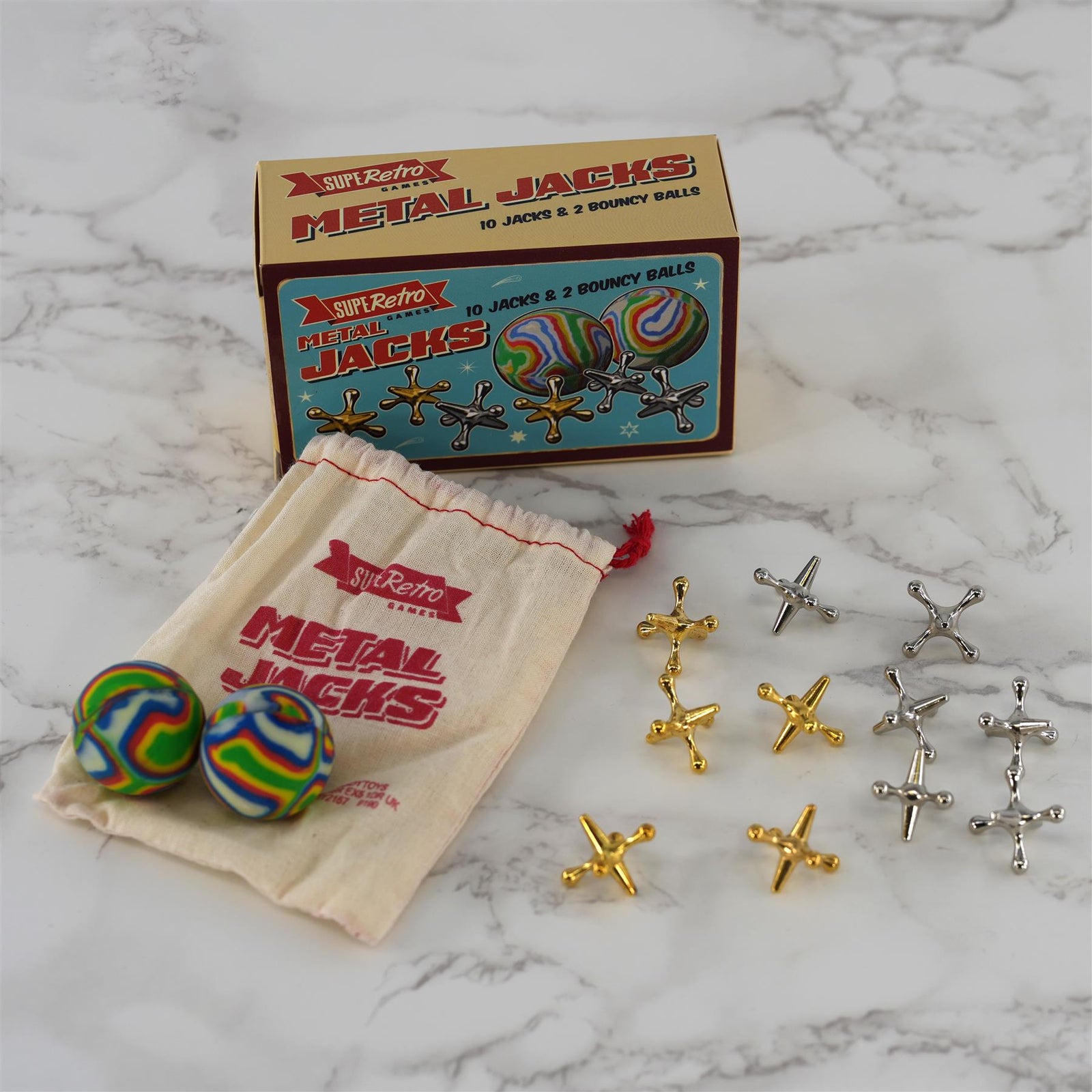 Traditional Metal Classic Jacks Game Classic Game Knucklebones Game