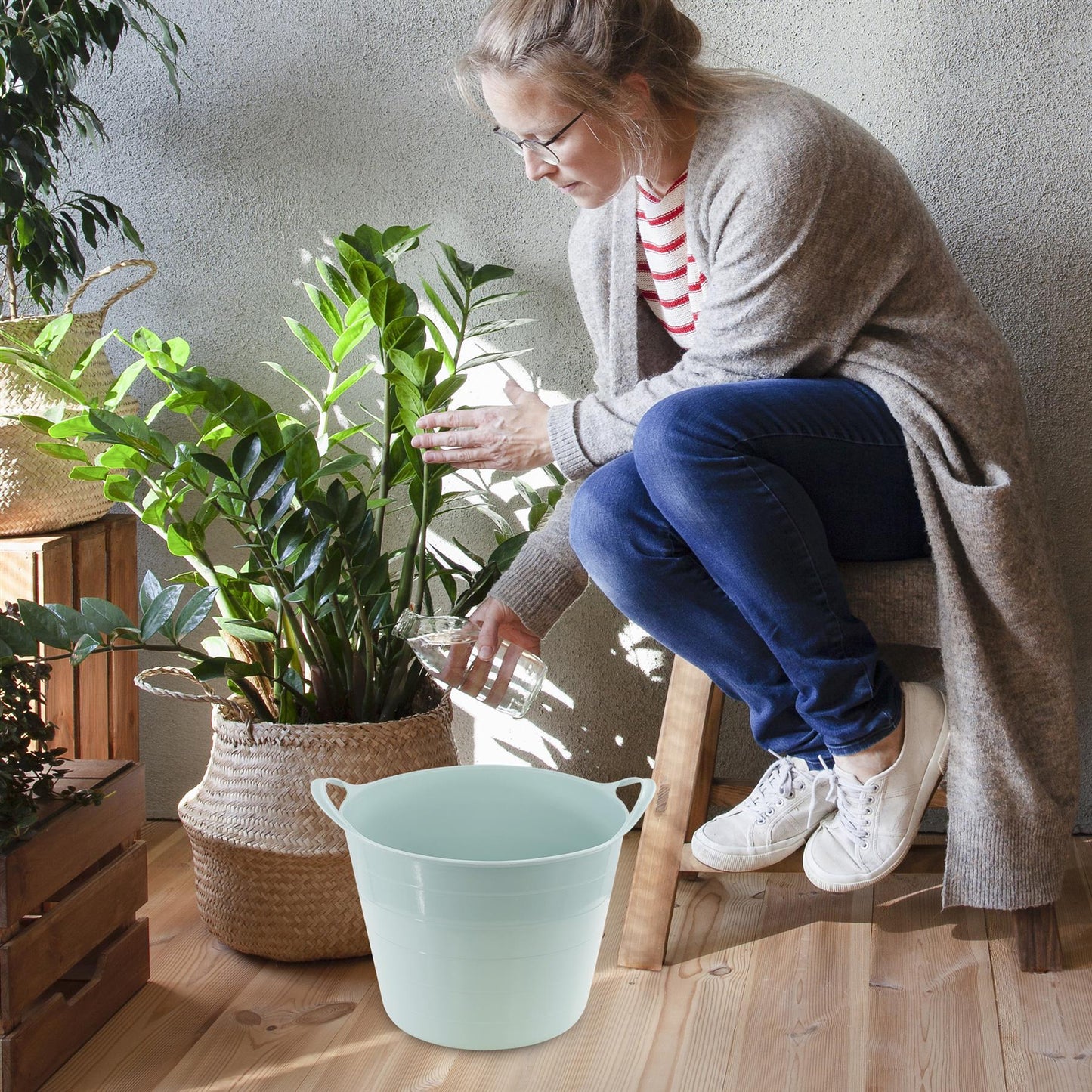 Flexi Tub 7L Home Garden Laundry Basket by GEEZY - UKBuyZone