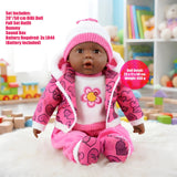 BiBi Black Baby Doll "Sparkle" (50 cm / 20")