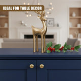 Golden Reindeer Ornament