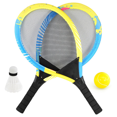 The Magic Toy Shop 2 Player Tennis Set with Ball and Shuttlecock