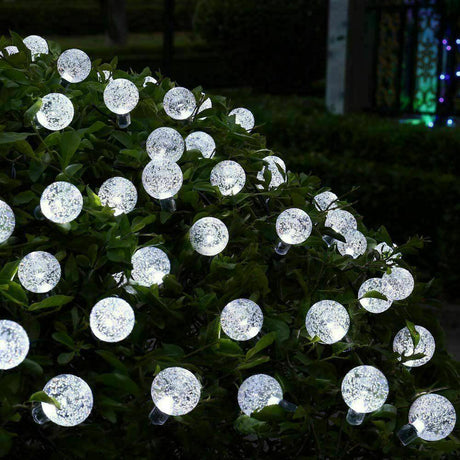 White Led String Lights In Crystal Balls Design by The Magic Toy Shop - UKBuyZone