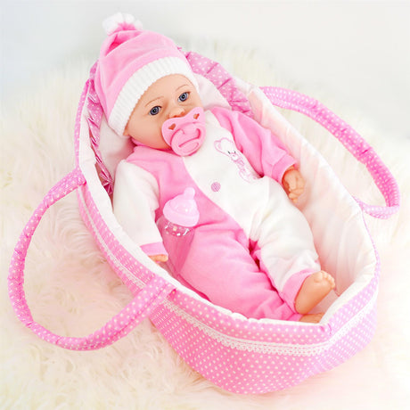 BiBi Baby Doll in Carry Cot (38 cm / 15") by The Magic Toy Shop - UKBuyZone