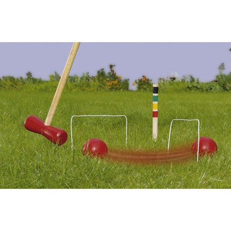 Kids 4 Player Wooden Croquet Set by The Magic Toy Shop - UKBuyZone