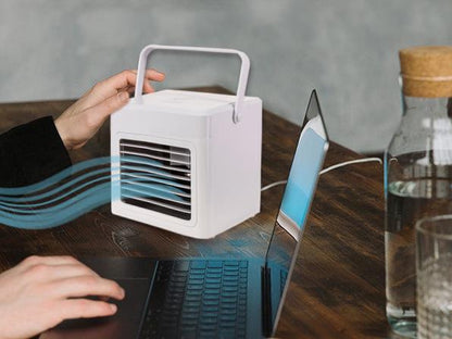 Personal Air Conditioner, Quiet USB Air Cooler with 3-Speed by Geezy - UKBuyZone