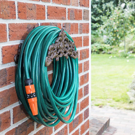 GEEZY Cast Iron Garden Hose Holder