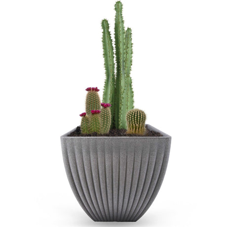 Large Grey Planter by GEEZY - UKBuyZone