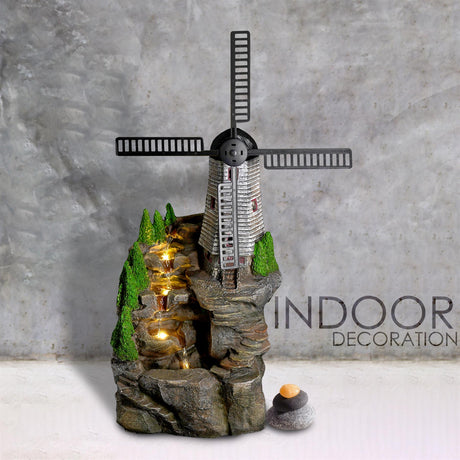 GEEZY Water Feature Indoor/Outdoor LED (Windmill)