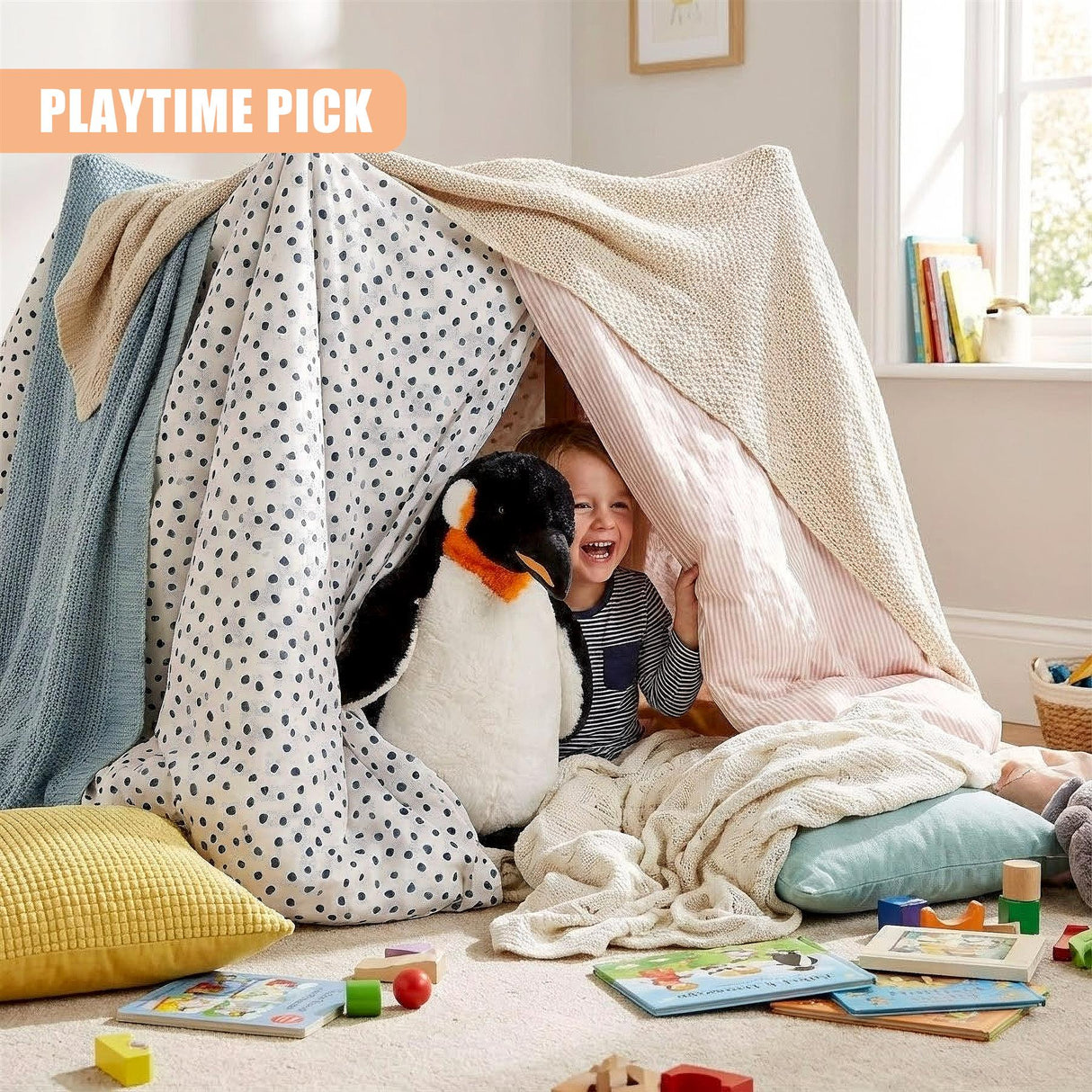 Giant Emperor Penguin Soft Toy - 60 cm