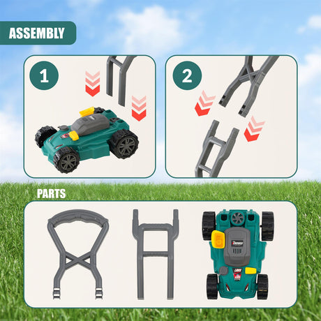 Toy Lawn Mower with Lights & Sounds by The Magic Toy Shop - UKBuyZone