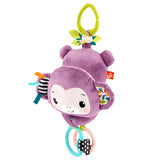 Fisher-Price Sing & Go Purple Monkey Stroller Toy