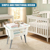 Laundry Basket with Foldable Legs