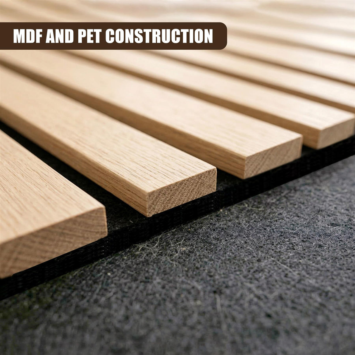 Set of 4 Wall Panels, 60 x 30 cm