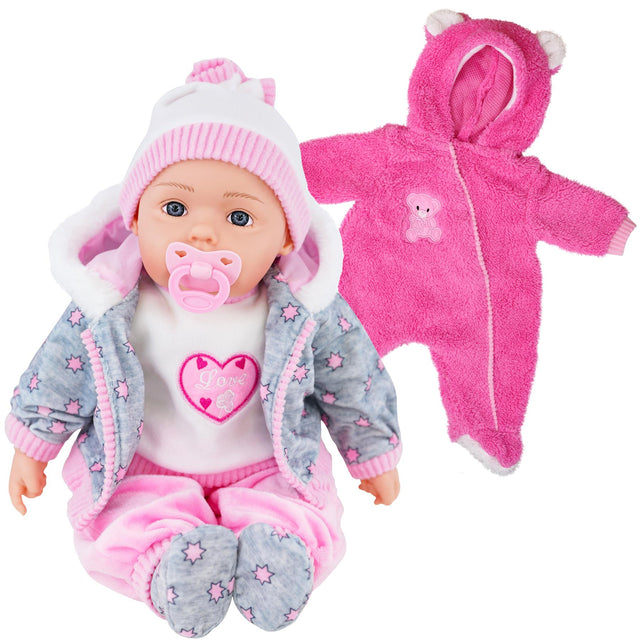 BiBi Baby Doll "Dots" (The Nap Master) (50 cm / 20") by The Magic Toy Shop - UKBuyZone