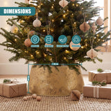 Mocha Christmas Tree Skirt 22"