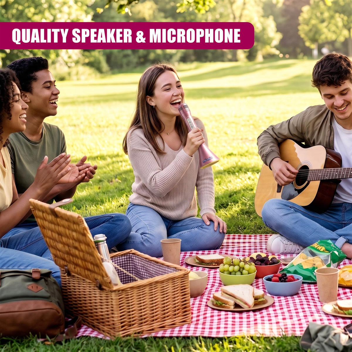 2-in-1 Kids Karaoke Microphones