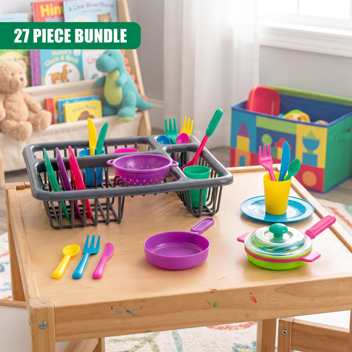 27 Piece Washing Up Playset