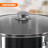 Stainless Steel Stock Pot with Lid - 11 L