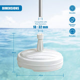 White Parasol Base, 13L