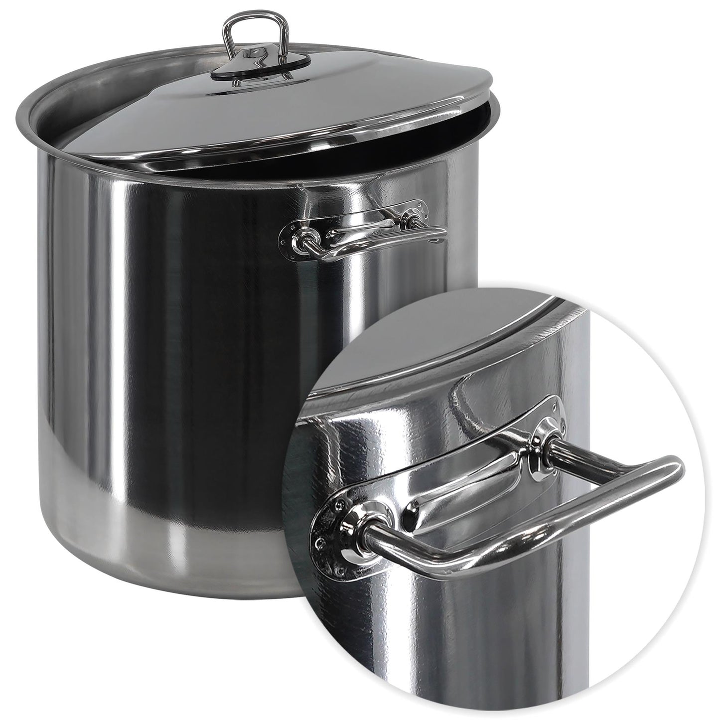 Arian Gastro Stock Pot - 14 Litre by GEEZY - UKBuyZone