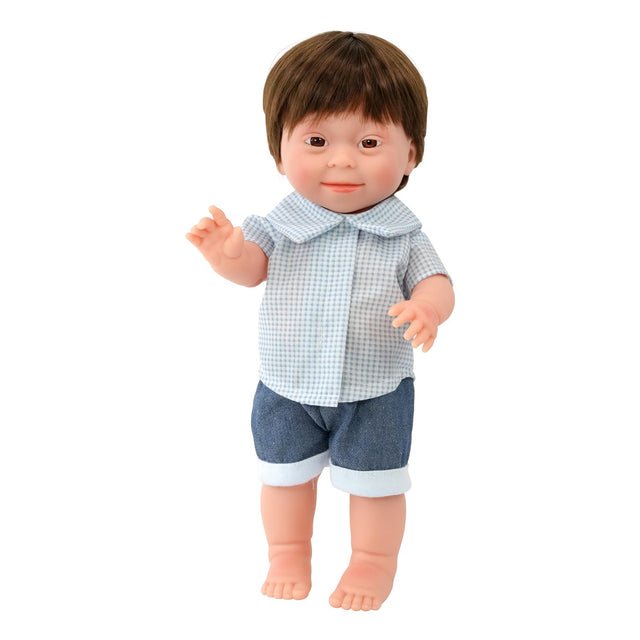 BiBi Doll Down Syndrome Boy - Brown Hair (36 cm / 14") by BiBi Doll - UKBuyZone