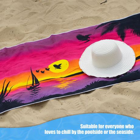 Sunrise Design Large Towel by Geezy - UKBuyZone