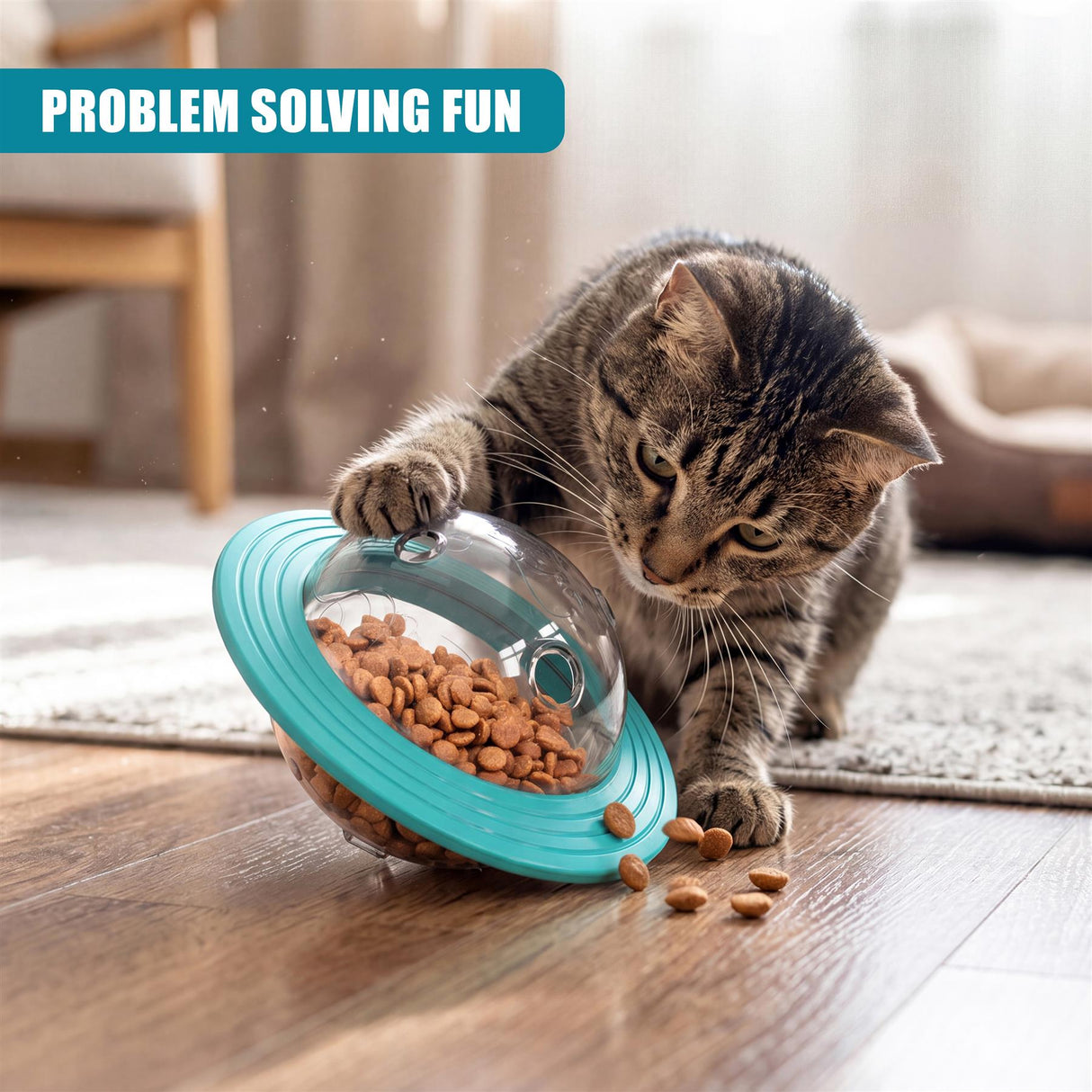 Pet Treat Dispenser Ball Toy