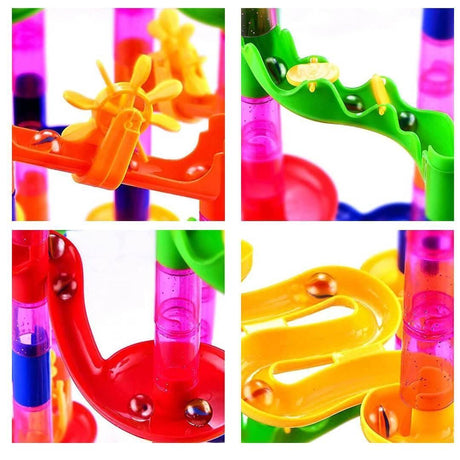 219 Pieces Marble Run Race Set by The Magic Toy Shop - UKBuyZone