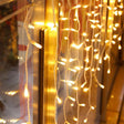 The Magic Toy Shop 200 Christmas Warm White Led Icicle Lights