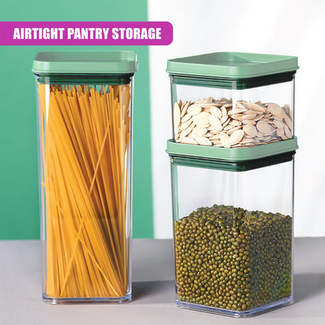 Food Storage Containers Set of 6 by GEEZY - UKBuyZone