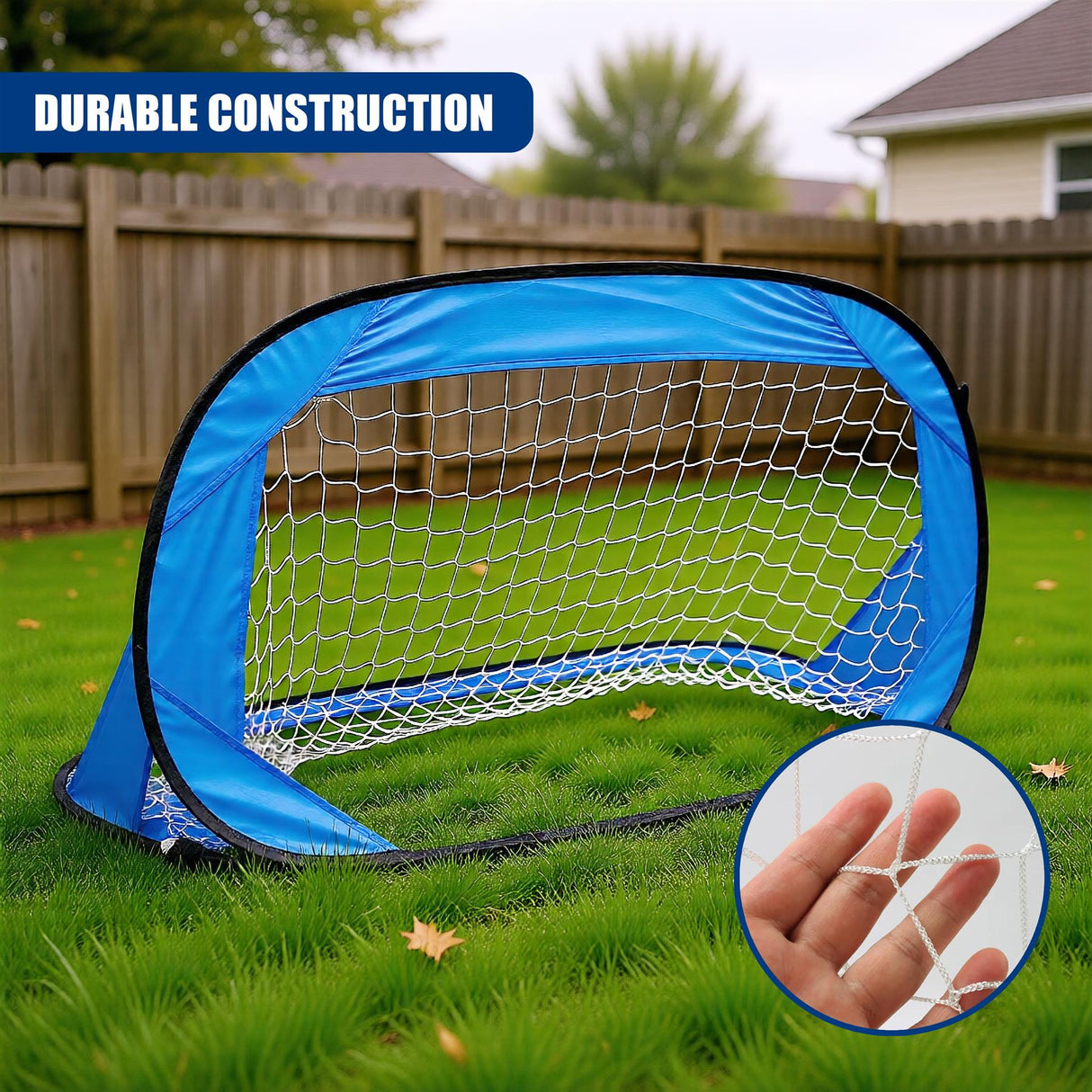 Pop Up Football Goal Indoor/Outdoor Soccer Goal