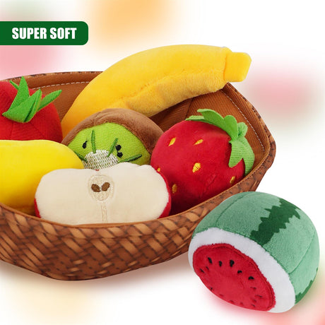 Fabric Fruit Basket Toy Set by BiBi Doll - UKBuyZone