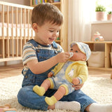 Baby Doll With Dummy & Sounds Yellow