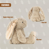 Plush Beige  Bunny Rabbit by The Magic Toy Shop - UKBuyZone