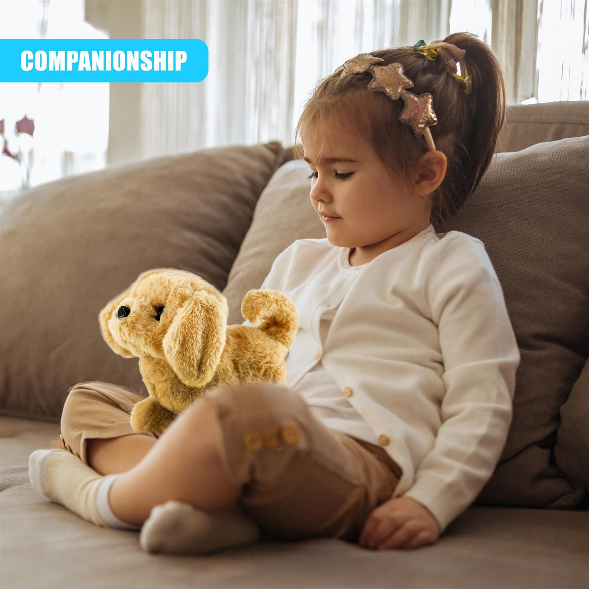 Electronic Plush Dog Carrier Set by The Magic Toy Shop - UKBuyZone