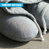 Soft Hooded Neck Travel Pillow